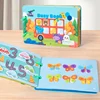 New Children's Paper Enlightenment Cognitive Quiet Book Toy 3+Baby Puzzle Early Education Fun Hands on Science and Education Toy 4