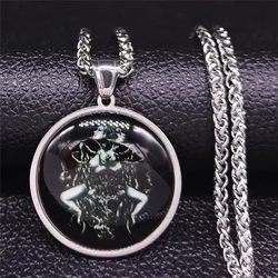 Lucifer Sigil Stainless Steel Pendant Necklace (60cm HL SR)