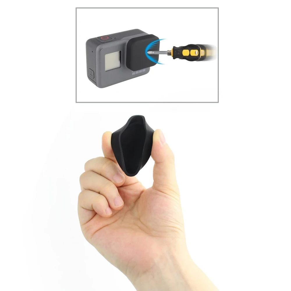 Hero 7/6/5 Silicone Lens Cap Soft Protective Cover Dustproof Len Case For GoPro Hero 7 6 5 Black Action Camera Accessories