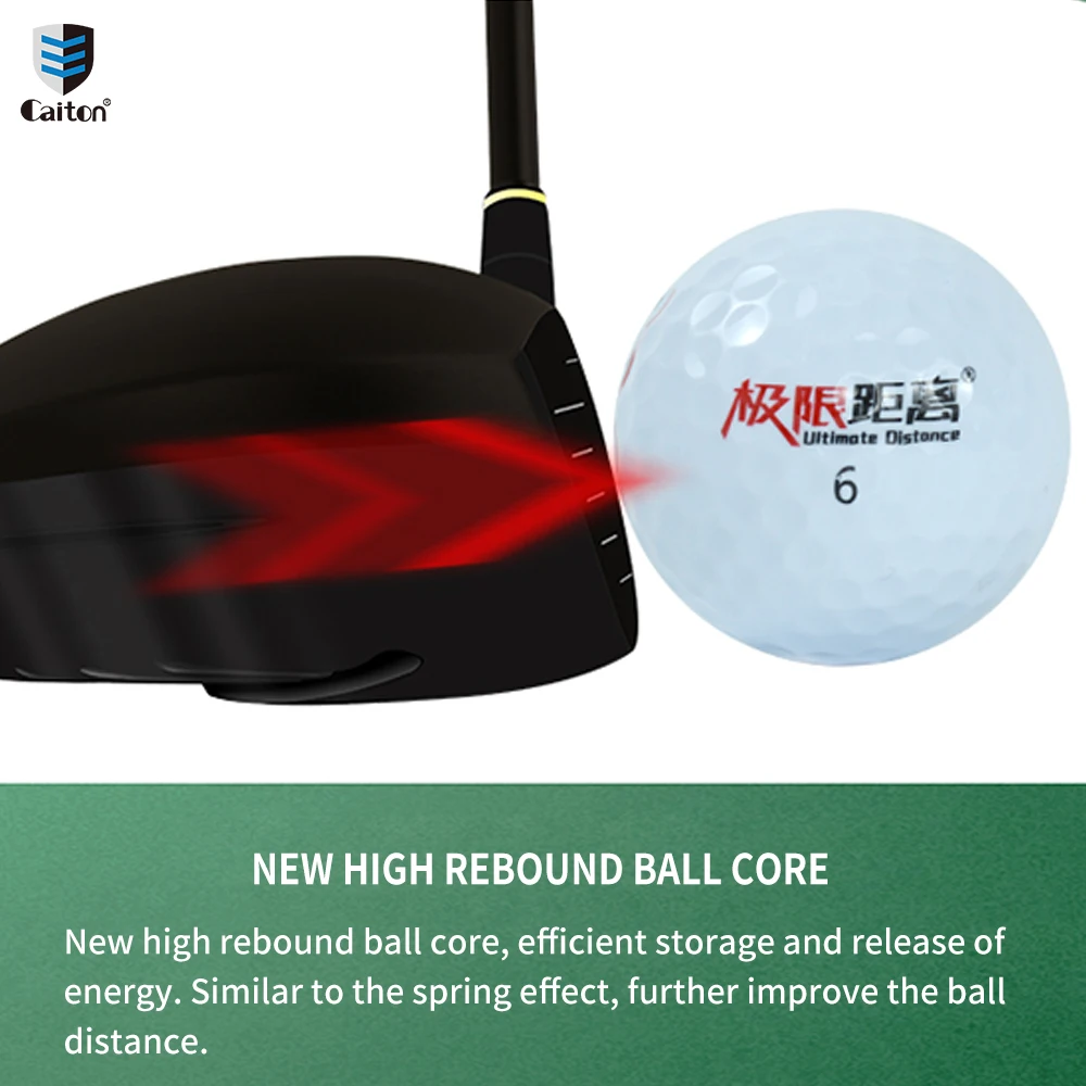 Caiton 12pcs Double Layer Extreme Golf Ball 3