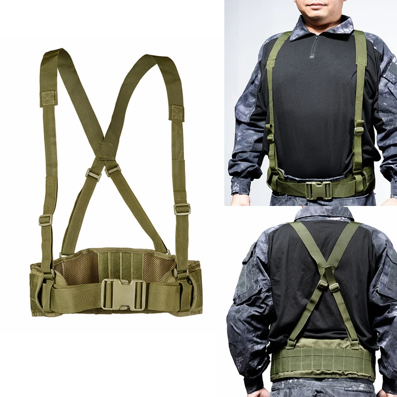 

Широкий военный ремень, мужские тактические армейские ремни Molle, регулируемые наружные ремни для страйкбола, стрельбы, охоты, нейлоновые полицейские широкие ремни