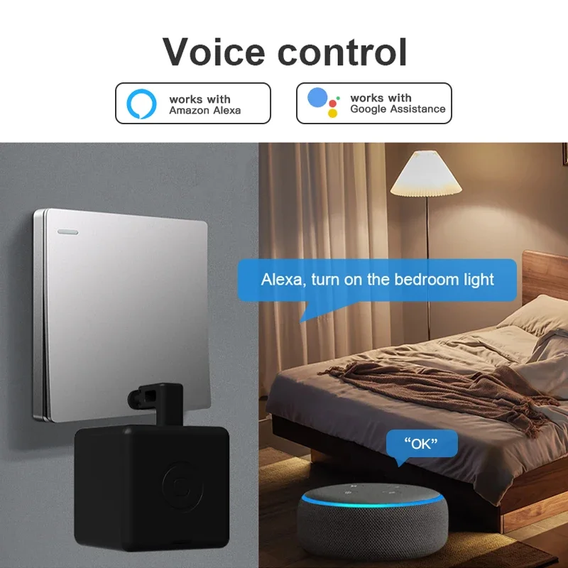 Tuya Zigbee Smart Fingerbot Switch Kits Wireless Remoter Button Pusher Robot with Multi Arms Support Alexa Google Home Voice smart fingerbot
