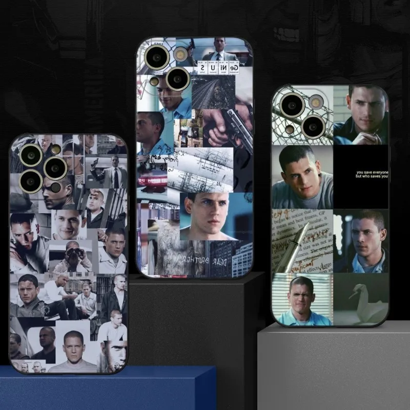 2023 Nuova Custodia Per Telefono Prison Break Per Iphone 14 13 11 12 Pro 8 7 Plus X 13 Pro Max Xr Xs Mini Cover Nere