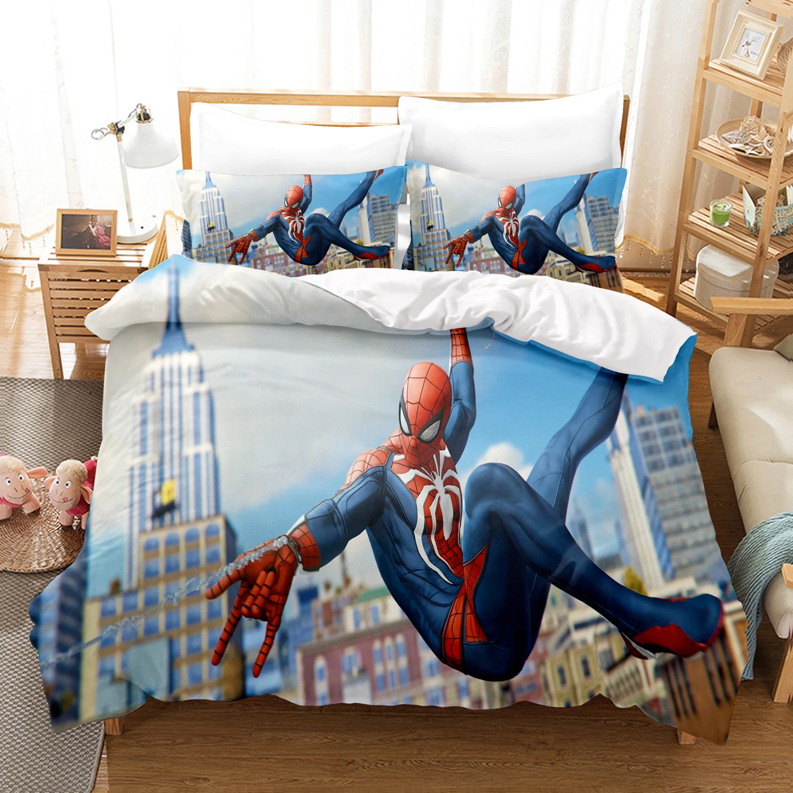 Spiderman Boys Full Size Comforters Marvel's Spider-Man Glow-in
