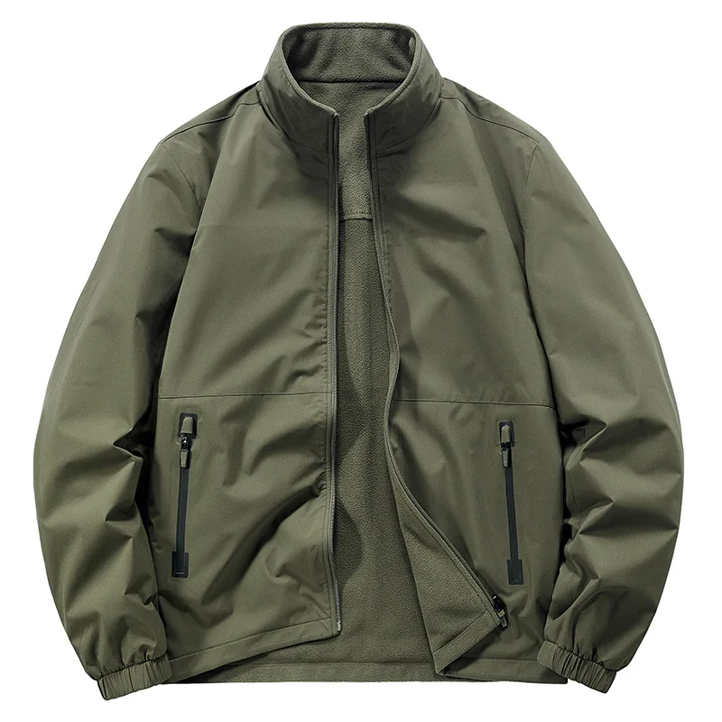 Men's Knitted Coat Cold Jackets Winter Sports Sweat-shirts Mens Overcoat Style Clothing Down Light Man Sweatshirt With Zipper