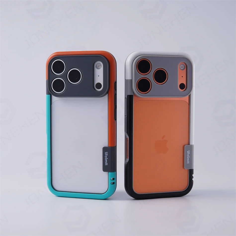 Light Colorful Soft Silicone Bumper Frame with Lens Protection