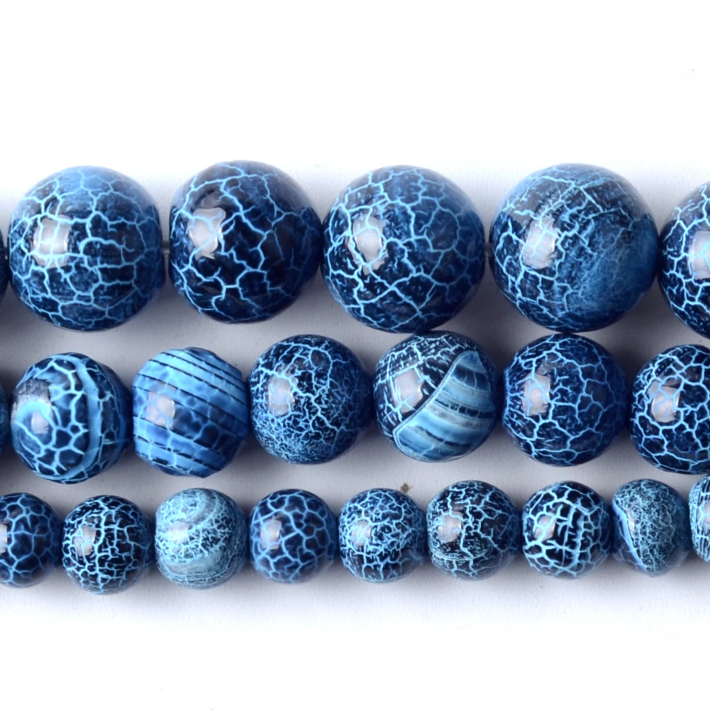Natural Stone Beads Collection: Blue Chalcedony Crystal & Agate