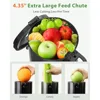 Cold Press Juicer Slow Juicer with 4.35" Feed Chute Fit Juice Extractor Machine 3