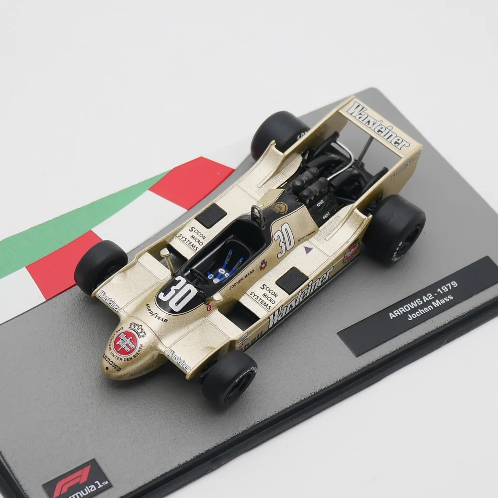 OPO 10 Formula 1 1/43 Scale Arrows A1B Jochen Mass 1979 Model Car - Metal Miniature On Display Base
