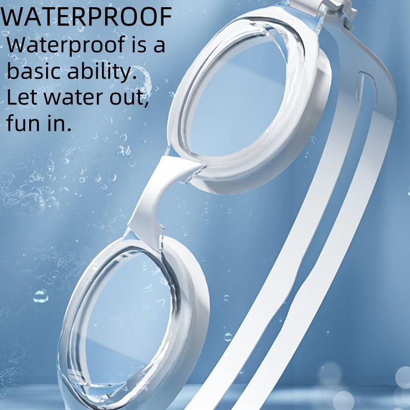 Professional Swimming Goggles Unisex Adult Waterproof HD Anti-Fog UV Protection Swimming Goggles for Men Women Boys Girls 6