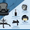 Drafting Chair, Tall Ergonomic Mesh Office Chair for Standing Desk 5