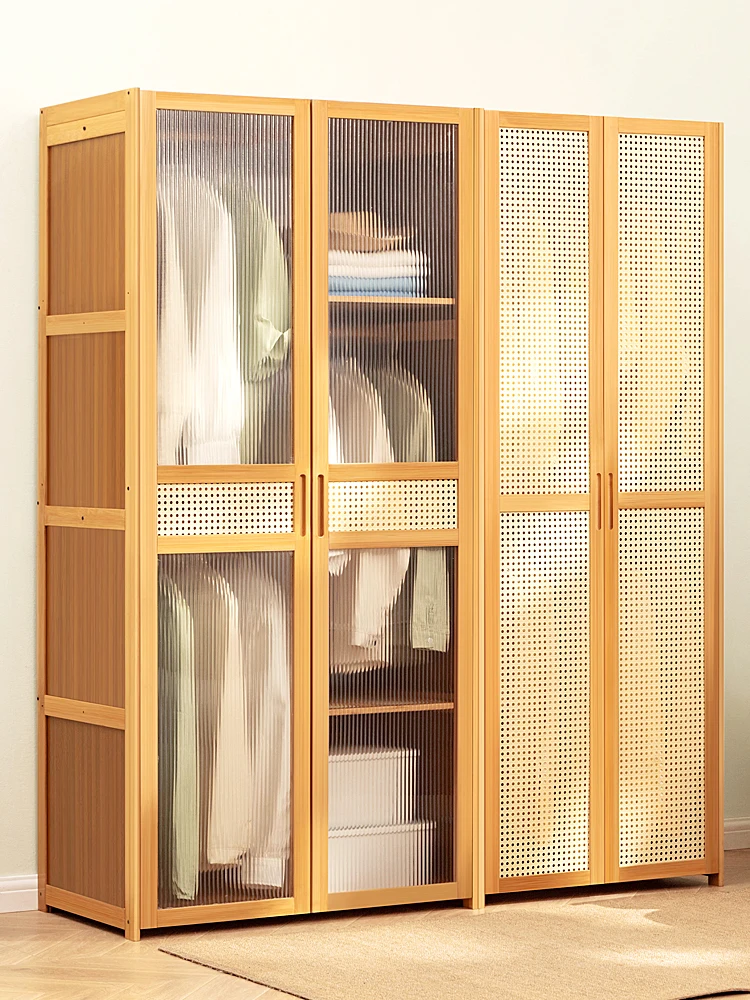 

Простой шкаф для спальни домашний съемный дом детский сборный шкаф из массива дерева шкаф для хранения