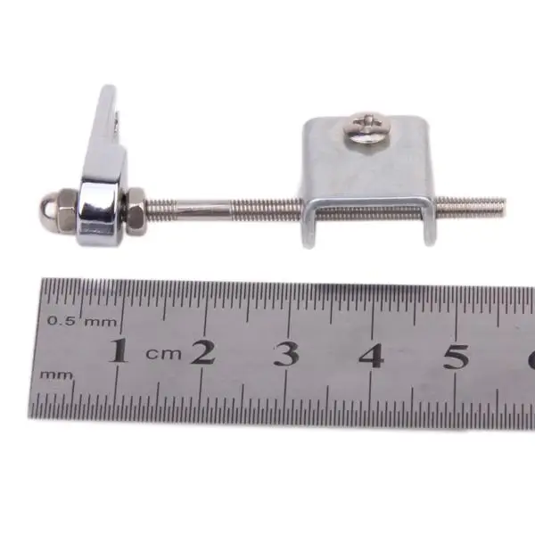 Silver Electric Acoustic Mandolin Pickguard Mounting Bracket And Screw Guitar Accessory for Guitar Beginners Tooyful
