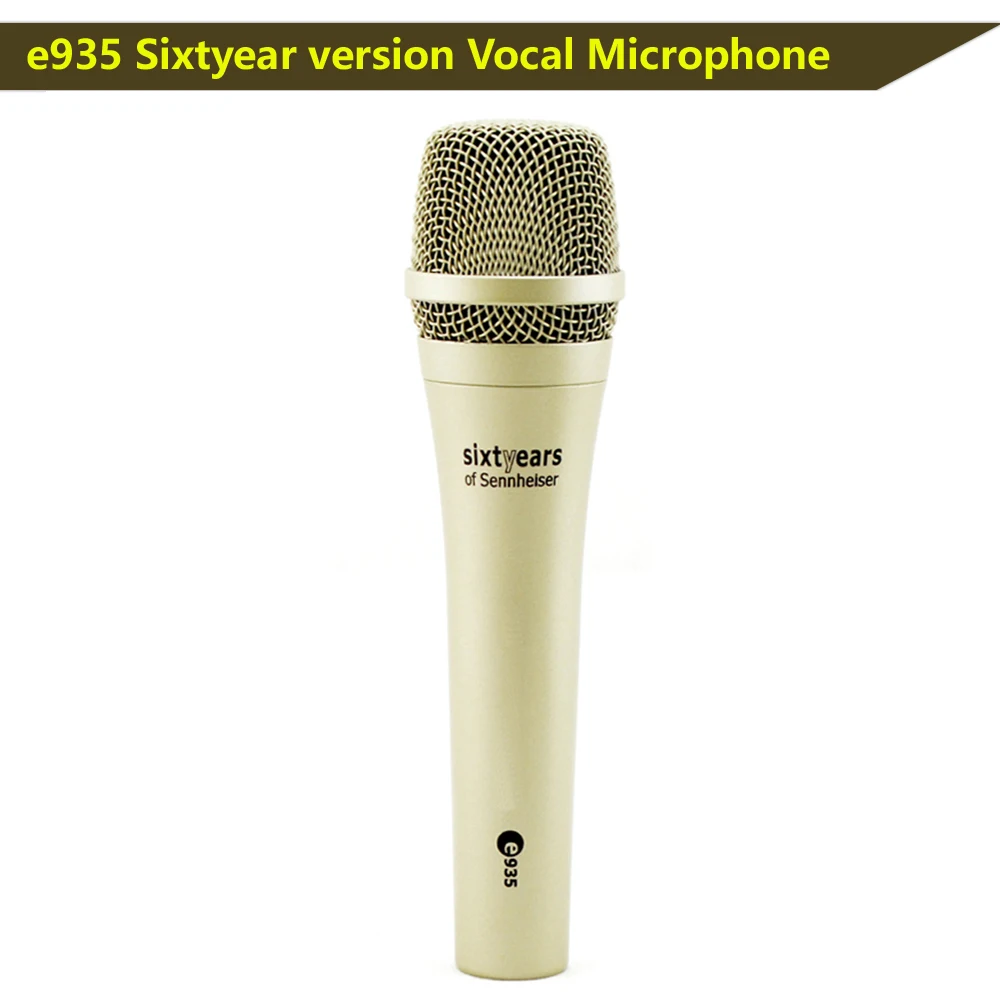 E935 sixtyear e945 e900 серийный хромированный проводной динамический кардиоидный профессиональный вокальный микрофон sennheisertype