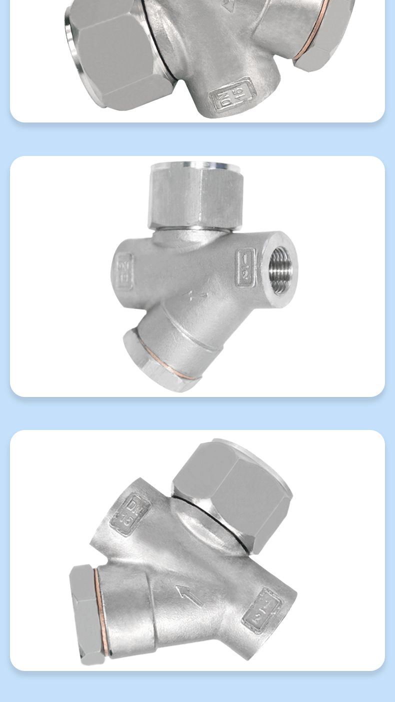 Dampfffalle Y-Typ mit Gewinde 3/4" thermodynamischer Scheibenkondensator aus Edelstahl DN20 – Detail 3