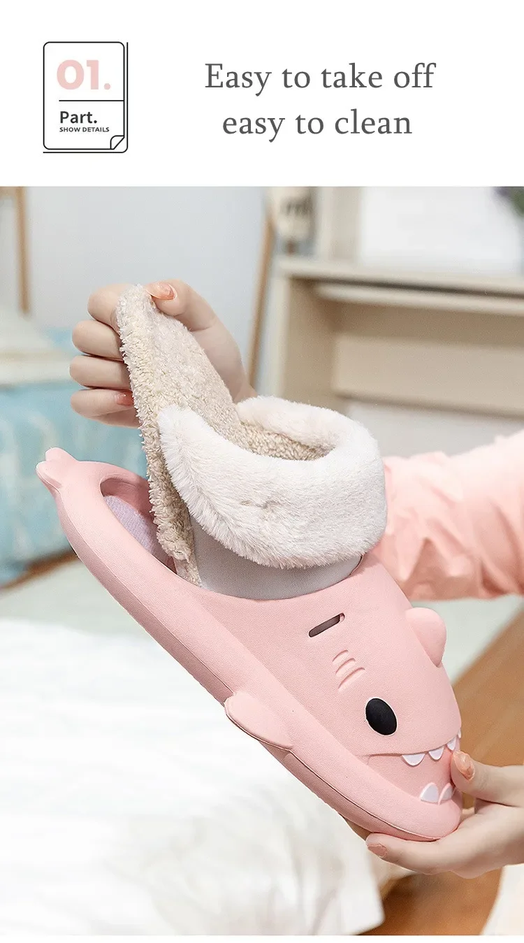 Sandalias De Tiburón Para Niña Pantuflas De Tiburón Para Niños Y