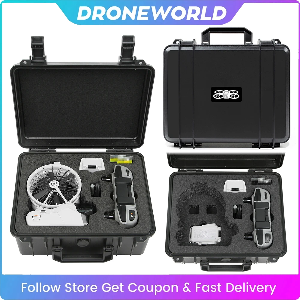 DJI Flip Fly More Combo DJI RC N3 Accessory Explosion-Proof Carrying Case Storage Bag Portable Waterproof Box Hard Shell for