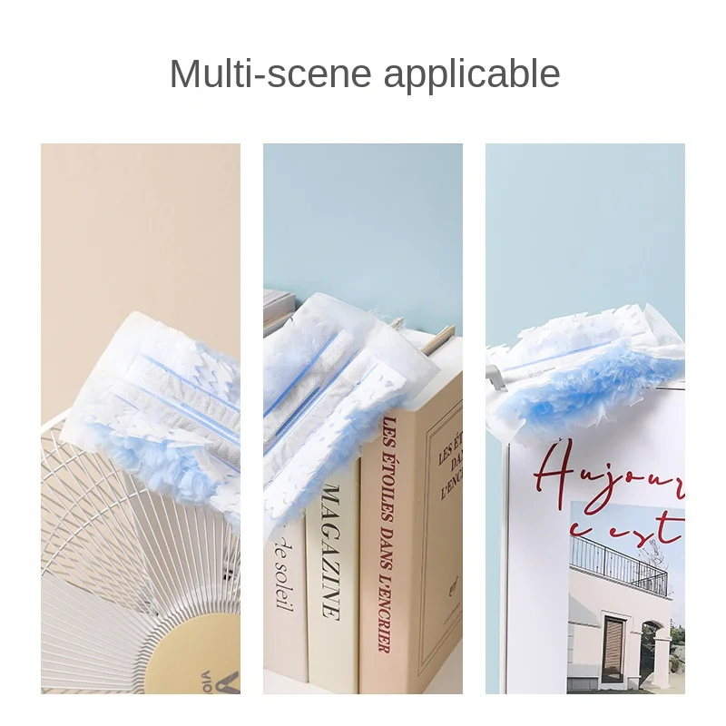 Electrostatic Dust-Removing Feather Duster for Household and Desktop Cleaning