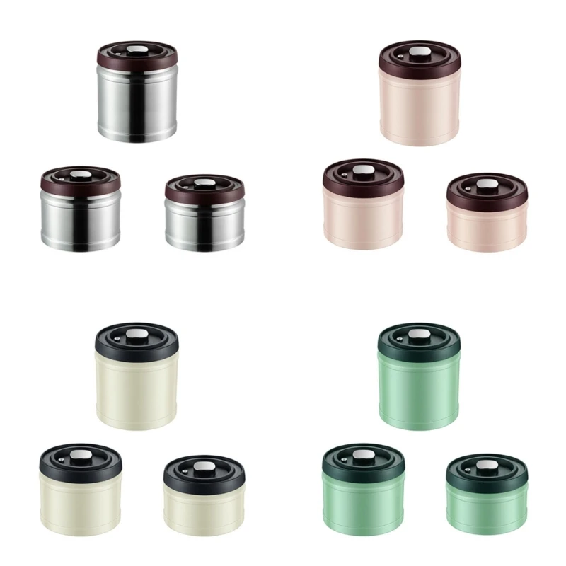 

Airtight Coffee Container Stainless Steel Storage Sealed Kitchen