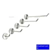 Short Nose Robe Hook for Living Room Bedroom Bathroom Stainless Steel Brushed Surface Wall Mounted Single Hook 5