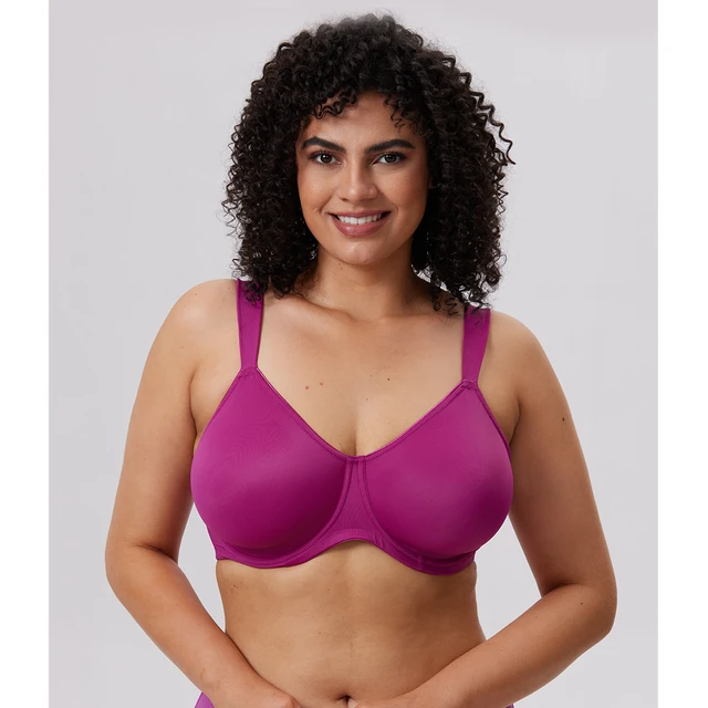 Women's Seamless Full Coverage Underwire Plus Size Non Padded