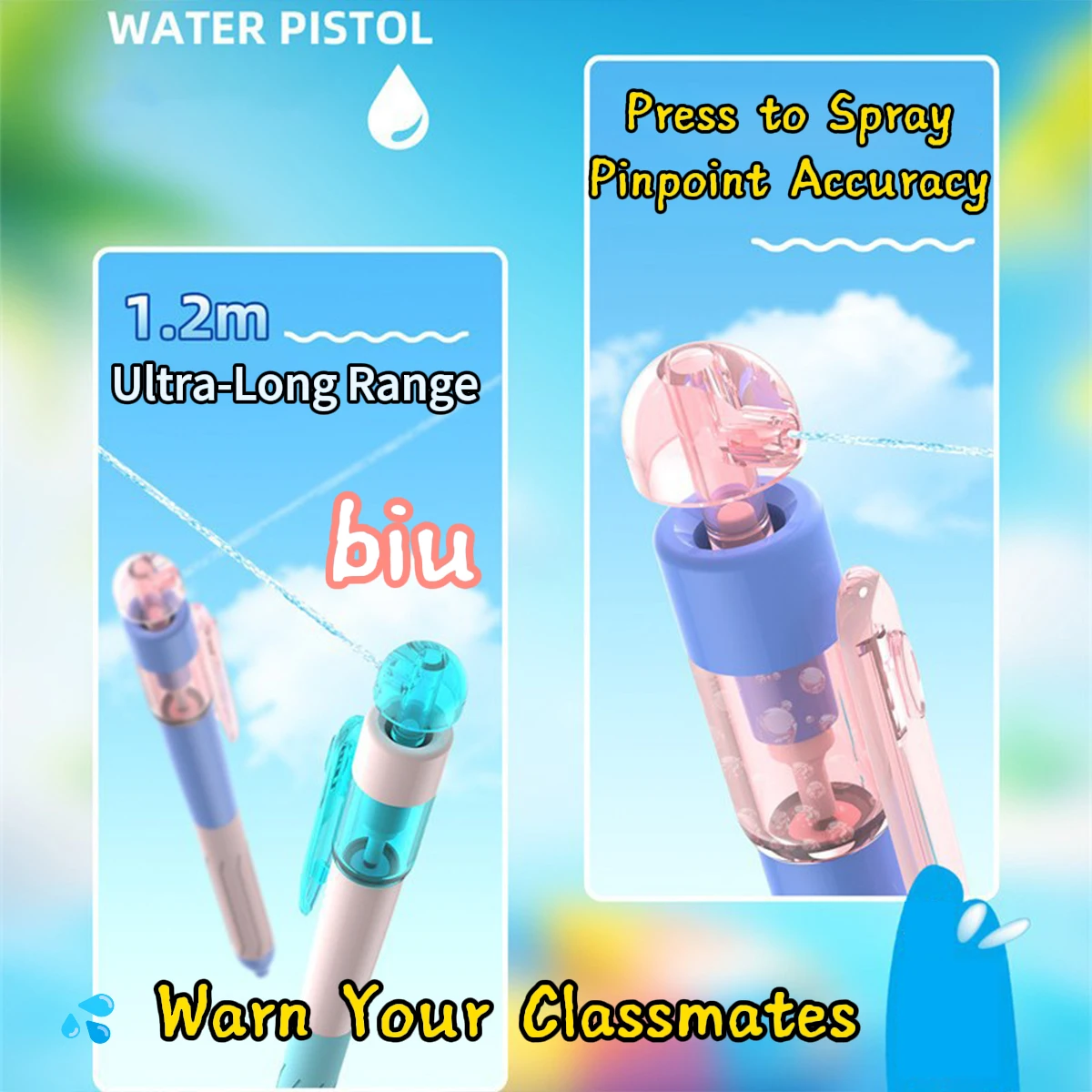 قلم جل ممتع لمسدس الماء للأطفال في الصيف الرائع لل...