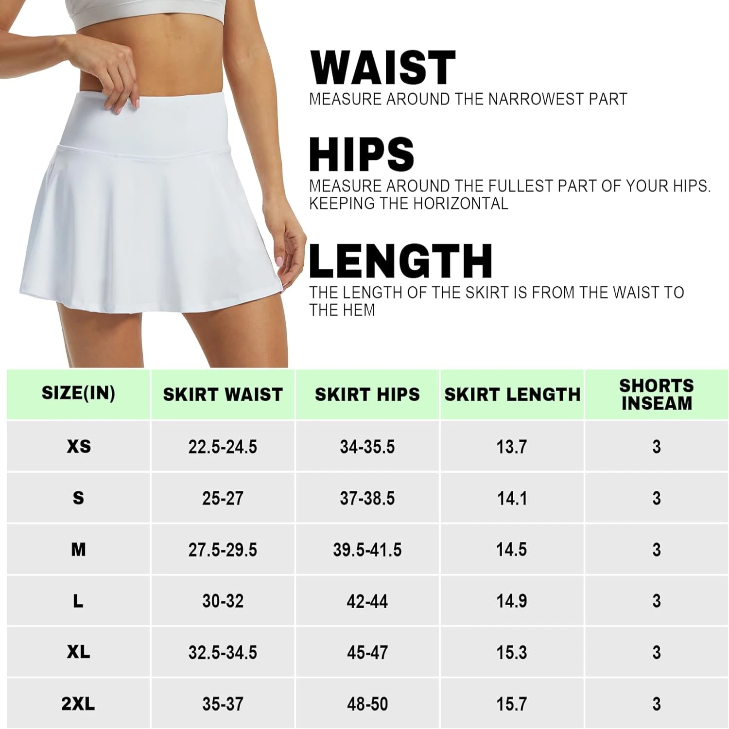 Lightweight Athletic Women's High Waist Pleated Tennis Skirt with 4 Pockets Ideal for Running and Golf-LXNMGO Fitness Skorts