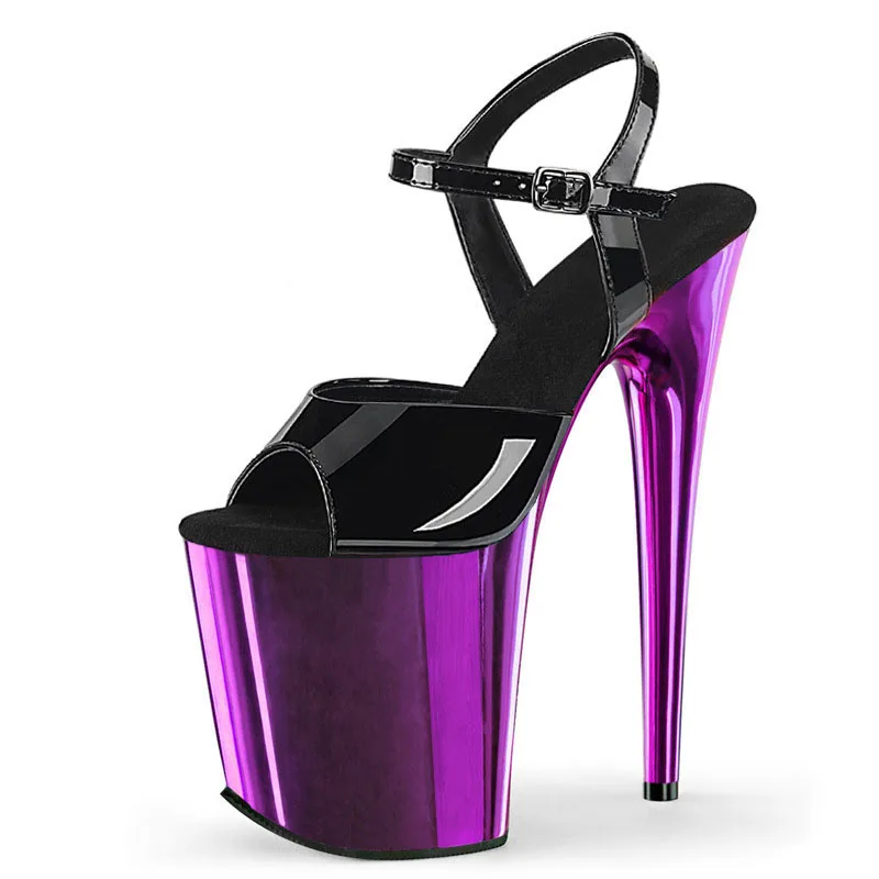 Dance Shoes 20CM/8inches PU Upper High Heel Platform Party Women Sandals for Pole Dance