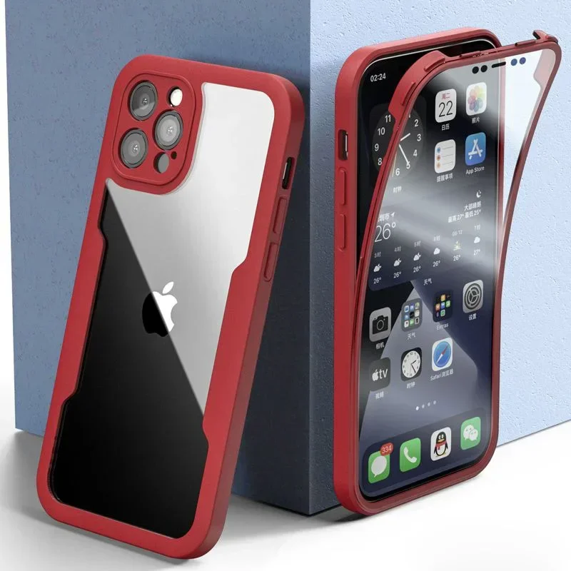 Ultimate Shockproof Clear Phone Case with Full Camera and Screen Protection