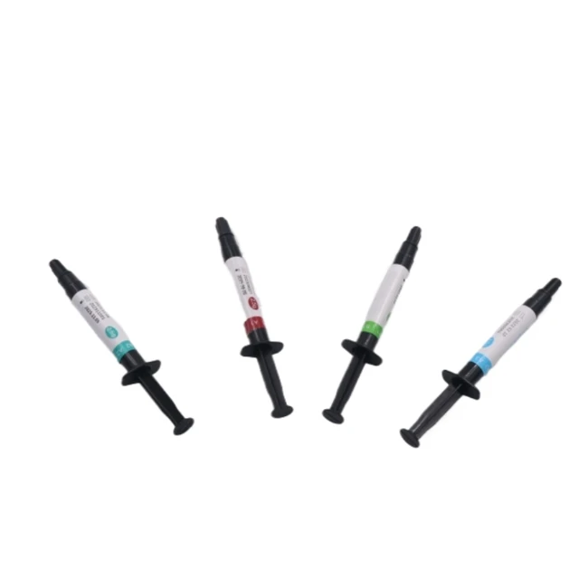 SPTA Dental Light-Curable Filling Materials Composite Resin Oral Flowable 2.5g A1 A2 A3 A3.5 B1 Light Curing Dentist