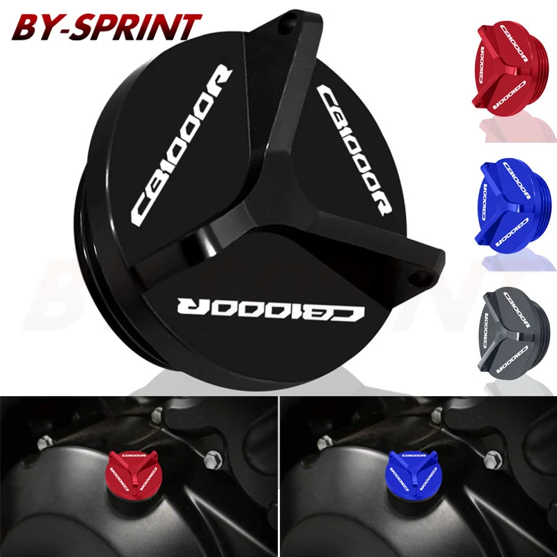 

Motorcycle For Honda CB1000R CB 1000R 2008-2017 2018 2019 2020 CNC Aluminum Engine Oil Filter Cup Plug Cover Screws M20*2.5