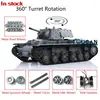 2.4G HENG LONG 1/16 Gray 7.0 Soviet KV-1 RC Tank 3878 Full Metal Tracks Wheels RTR Radio Models Speaker Machine Gun Toys TH17483 1