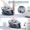 Station with Ceramic Soleplate, 1800W Steam Station Iron for Clothes with 1.5L Removable Water Tank, Iron Lock for Easy Carry, A 4