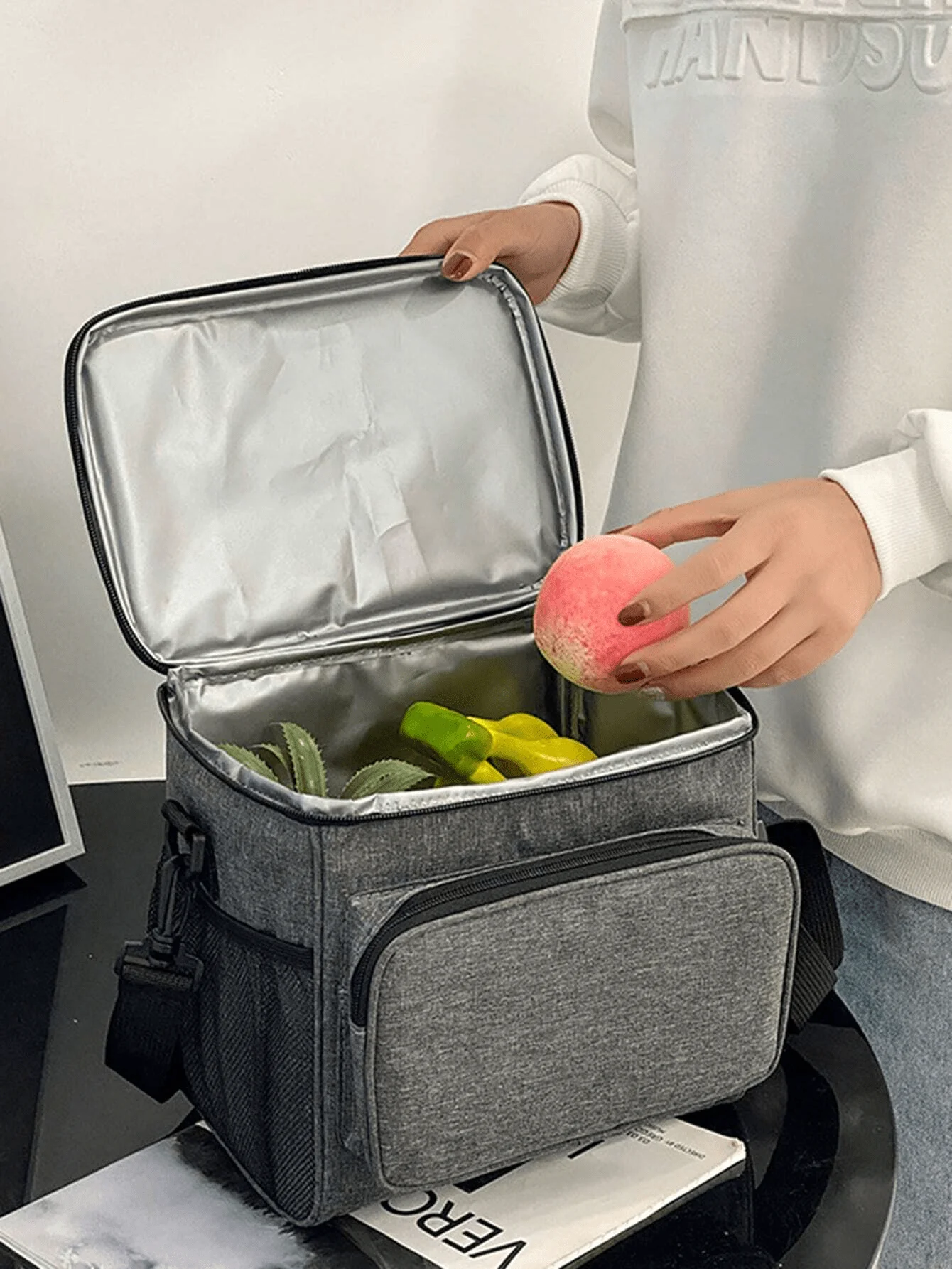 Cooler Bag Multifunction Large Capacity Waterproof Oxford Portable Thermal Lunch Bag for Women Picnic