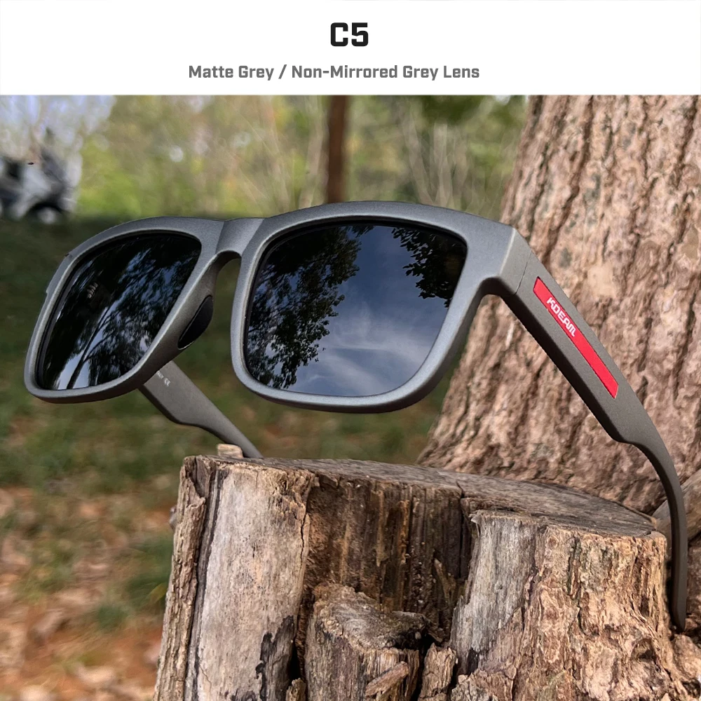 New Original KDEAM DISCORD Style Square Polarized Sunglasses