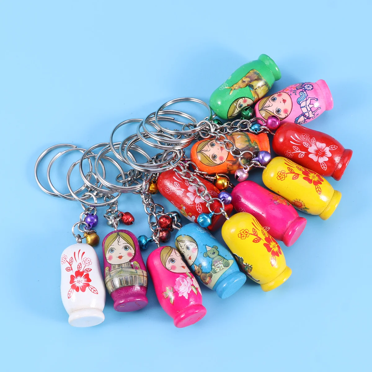 AEVVV Russian Nesting Doll Keychain Set 5 Pcs