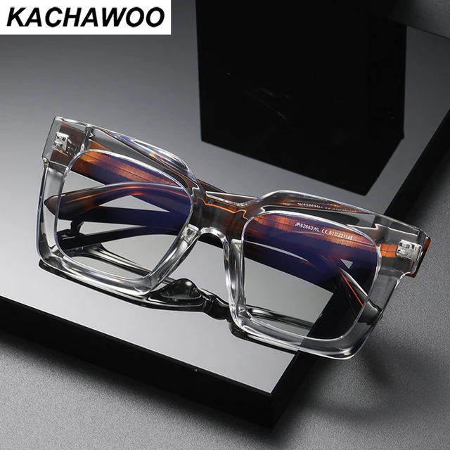 Thick Frame Blue Light Glasses, Thick Square Glass Frames