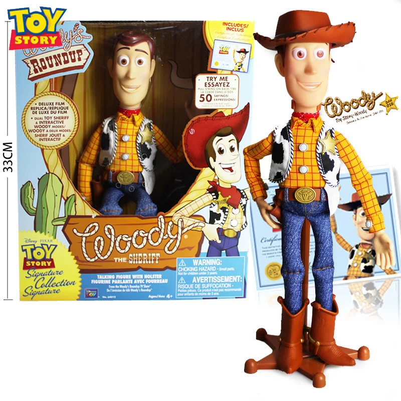 Disney Toy Story Buzz Lightyear Slinky Dog Silent Woody Speak English Light Wings Action Figure Toys Regalo Di Compleanno Per Bambini