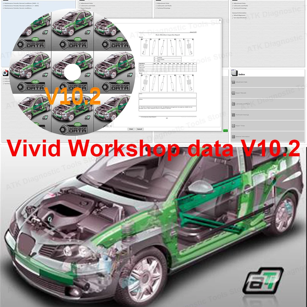 

2024 Hot Sale Car Diagnostics Auto Data 3.45 Vivid Workshop Data Atris Stakis 10.2 Diagnostic Tool Software Multi-languages