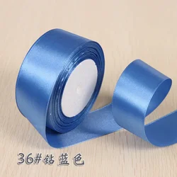 Colorful Satin Ribbon Set for Festive Decorations and DIY Crafts (Diamond Blue)