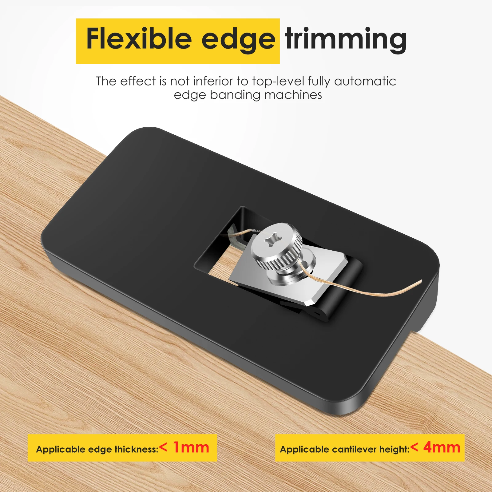 Flexible Saving Effort Edge Band Trimmer Tools Solid Edge Banding Cutter Efficient Banding Cutter Planer Trimmer for Woodworking