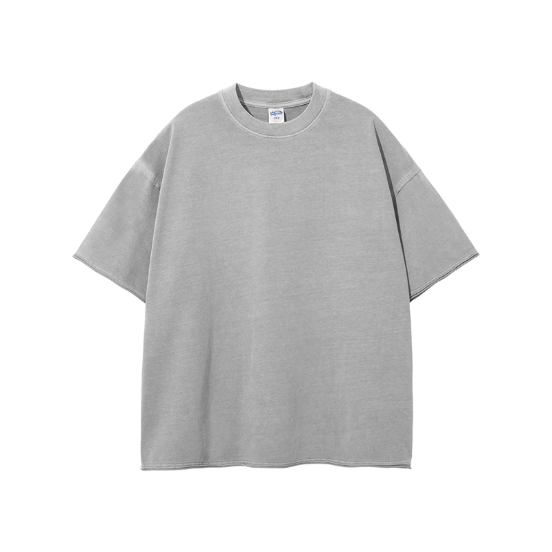 ZODF 2025 High Street Men Batik Washed Solid T Shirts Unisex