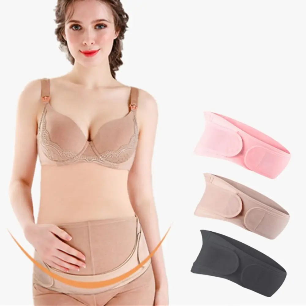 Breathable Maternity Abdominal Support Belt Adjustable Comfortable Maternity Abdomen Brace Waist Support Elastic