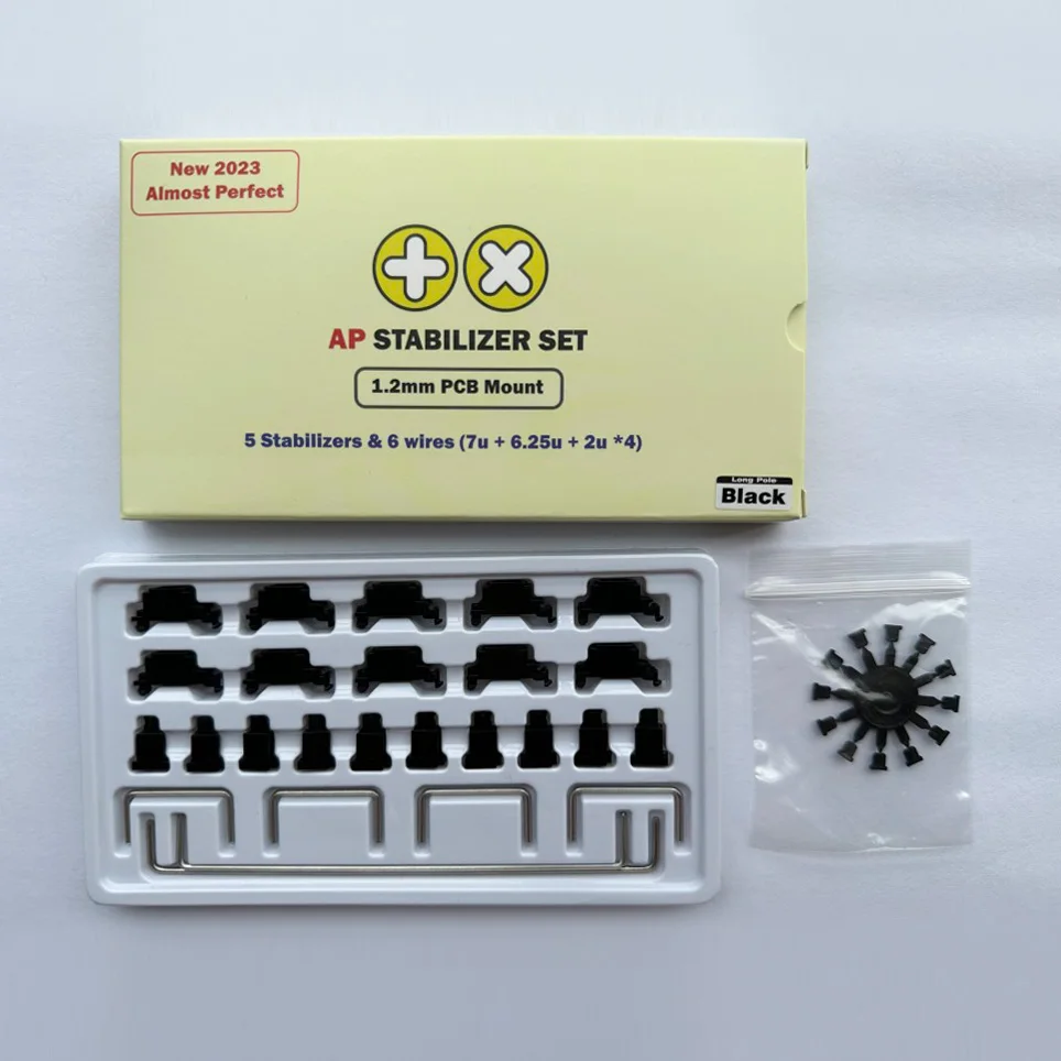 Pcb Mount tx Estabilizadores Grupo 1.2 mm 1.2t Estabilizador Teclado Mecânico Perfeito Nova Versão - Imagem 2