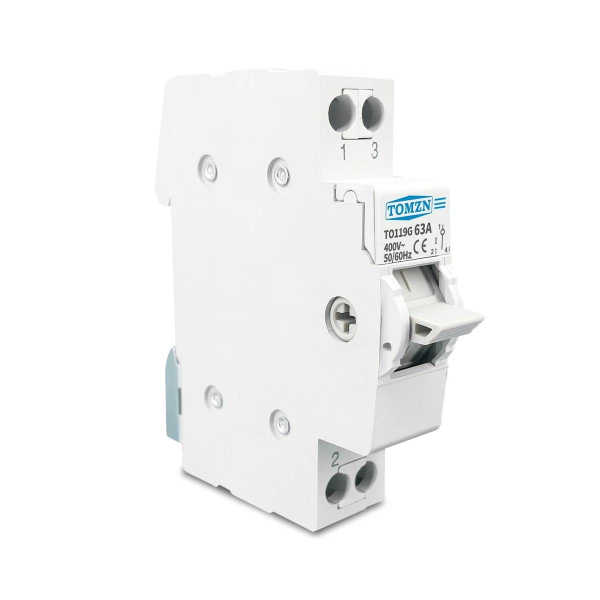 1P 2P 3P 4P 63A TOMZN MTS Dual Power Manual Transfer Isolating Switch  Interlock Circuit Breaker