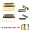Original Quality Replacement Double Foiled Blade Net Cover for Kemei KM-TX1 2026 Electric Shaver Repair Accessories Wholesales 1