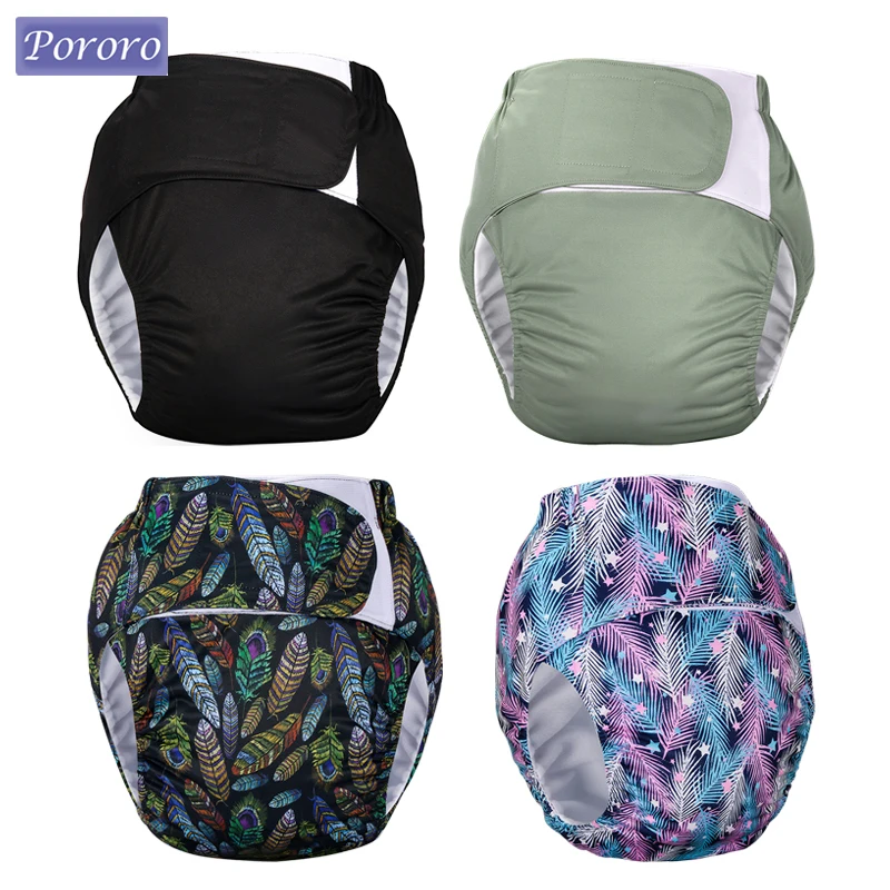 Cloth Diapers Large Size Washable Reusable Adult Diaper Nappy Elderly Anti-Urine Waterproof For Special Need Male Female 1pc