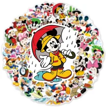 

10/30/50pcs Disney Mickey Mouse Sticker for Phone Case Scrapbooking Fridge Suitcase Water Bottle Cartoon Cute Decal Kids Sticker