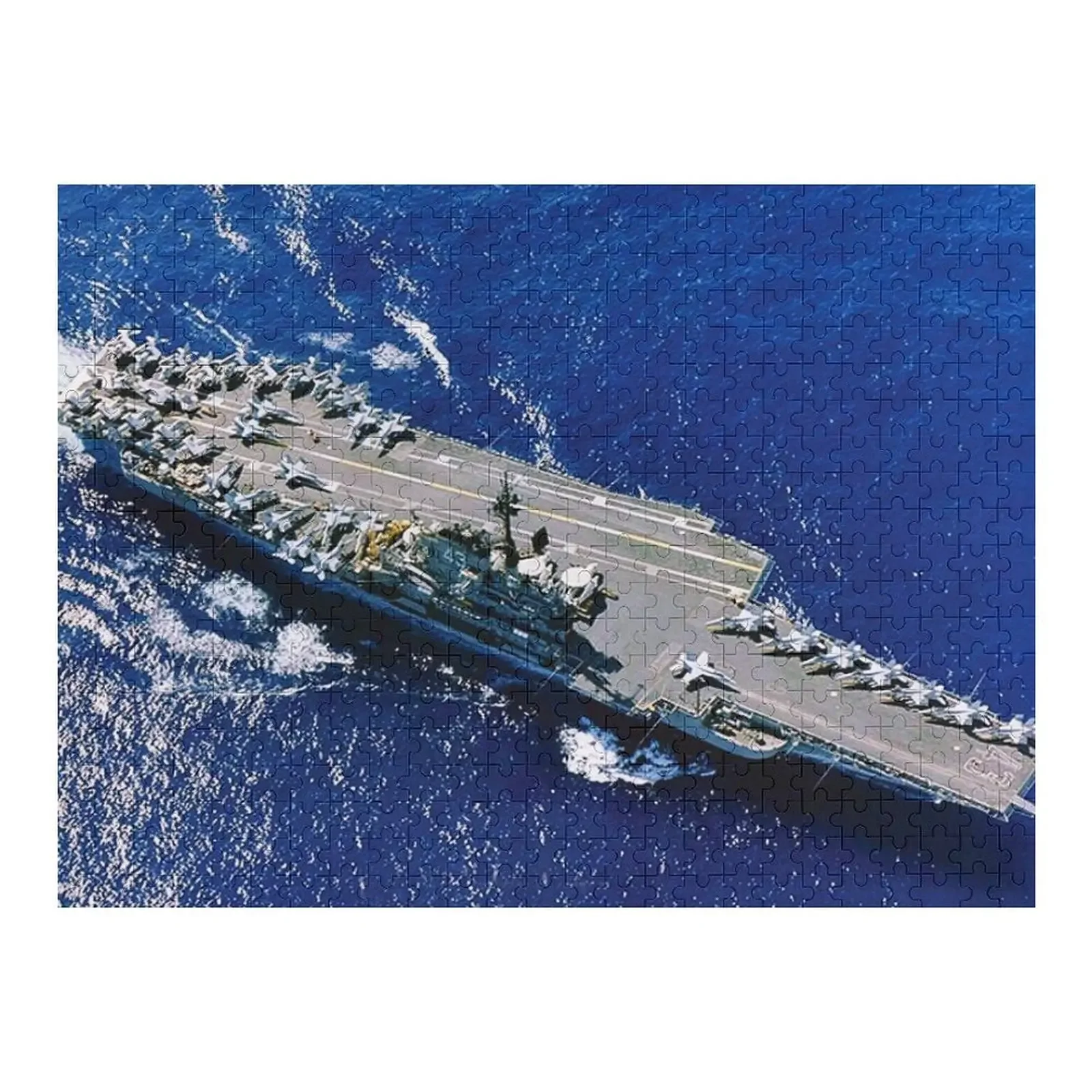 USS CORAL SEA (CVA-43) SHIP'S STORE Jigsaw Puzzle Customizable Gift Personalized Gifts Custom Name Child Toy Puzzle uss cochrane ddg 21 ship s store jigsaw puzzle works of art customizable child gift jigsaw for kids puzzle