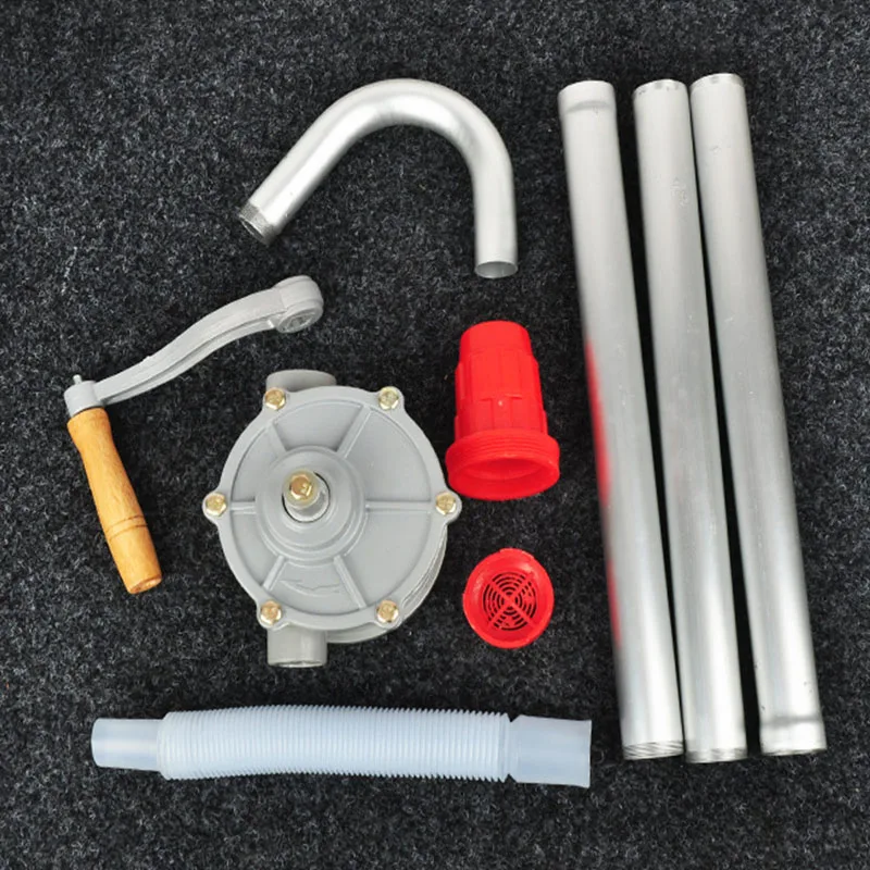 25mm Manual Fuel Diesel Pump Portable Car Truck Pump For 200L Oil Drum Syphon Powerful Oil Gas Extraction Transfer Tool